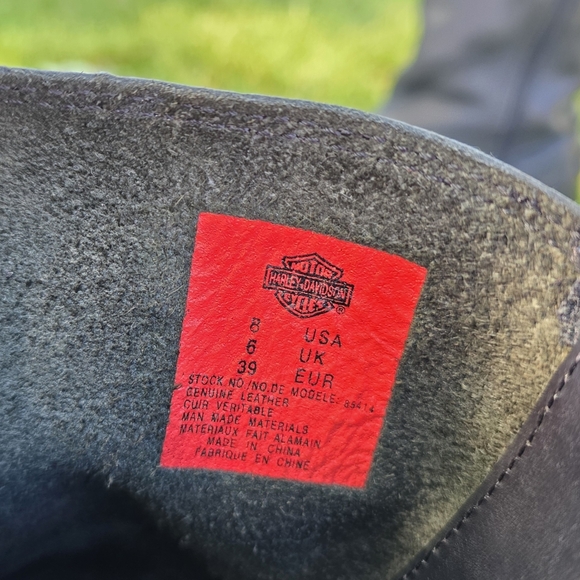 Harley-Davidson Black Combat Boots - Picture 7 of 12